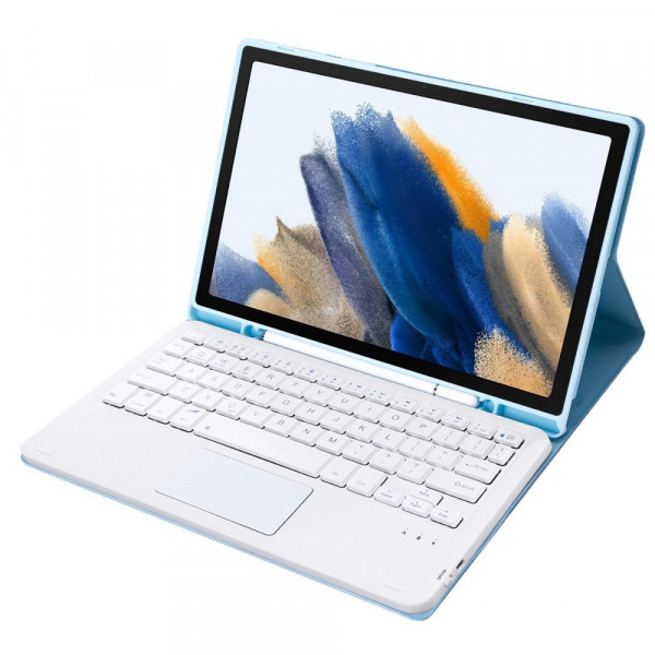 Чохол з бездротовою клавіатурою (TouchPad) BeCover для Apple iPad Air 11 (2024/2025) Light Blue (712598)
