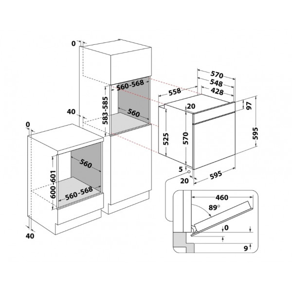 Духова шафа Whirlpool OMR58HU1B
