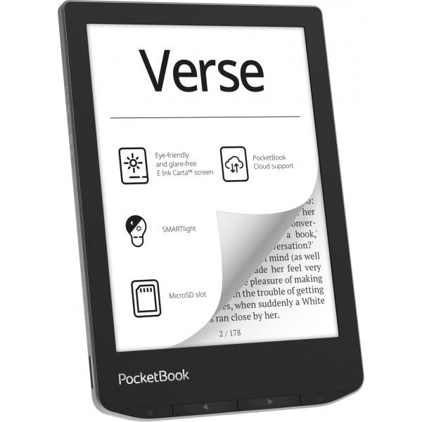 Електронна книга PocketBook 629 Verse Mist Grey (PB629-M-CIS)