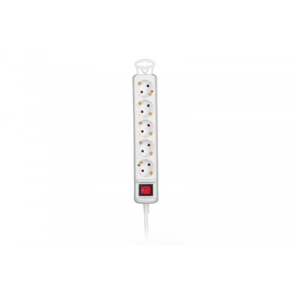 Фільтр живлення 2Е (2E-U05ES15M5) 5хSchuko, 5 м, білий