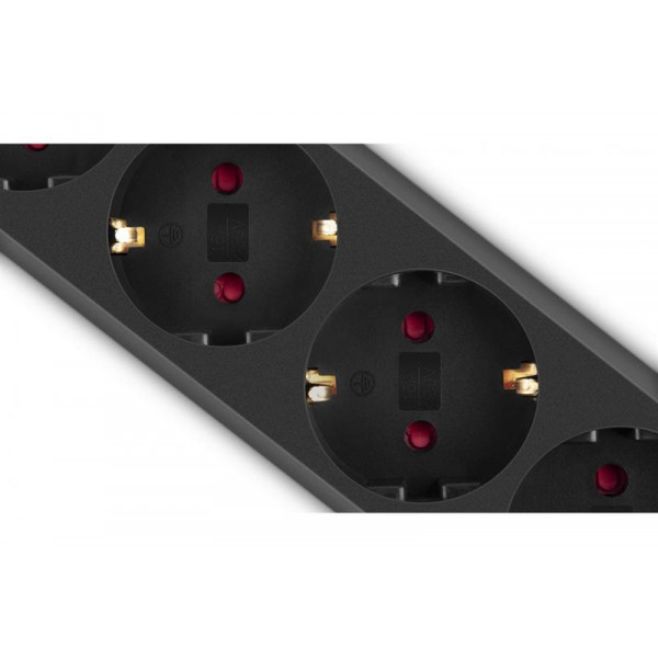 Фільтр живлення REAL-EL RS-6 Protect M 1.8м Black (EL122300032)