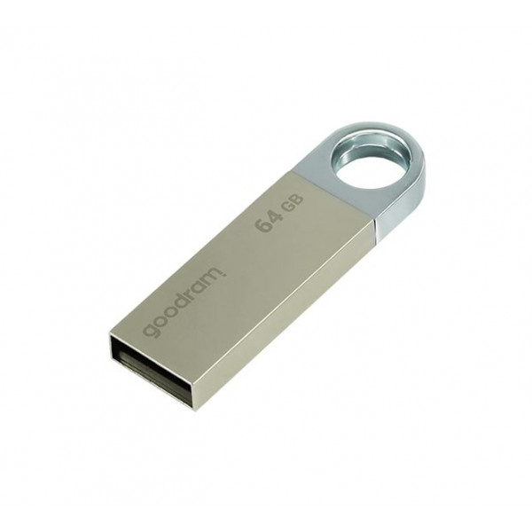 Флеш-накопичувач USB2.0 64GB Goodram UUN2 (Unity) Silver (UUN2-0640S0R11)