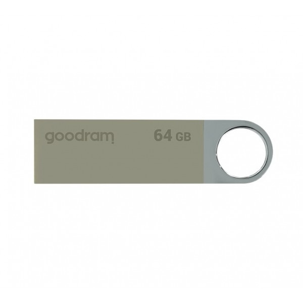 Флеш-накопичувач USB2.0 64GB Goodram UUN2 (Unity) Silver (UUN2-0640S0R11)