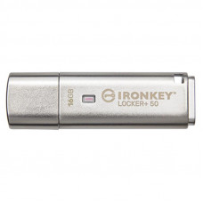 Флеш-накопичувач USB3.2 16GB Kingston IronKey Locker+ 50 (IKLP50/16GB)