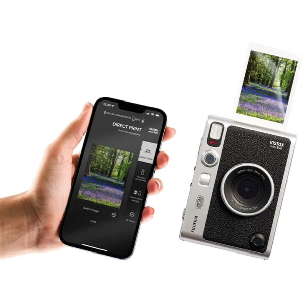 Фотокамера моментального друку Fujifilm Instax Mini Evo Black Type-C (16812467)