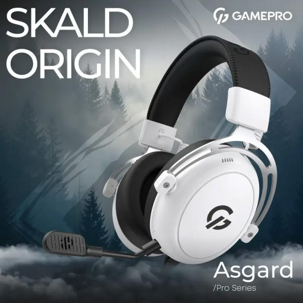 Гарнітура GamePro Asgard Skald Origin White (HS850W)