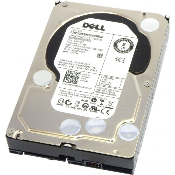 HDD 3.5" SAS 2.0TB WD Enterprise Class 7200rpm 32MB (WD2001FYYG)_Refurbished