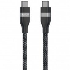 Кабель Anker Upcycled-Braided USB-C - USB-C (M/M), 240W, 0.9 м, Black (A82E2H11)