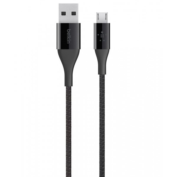 Кабель Belkin DuraTek Mixit USB - MicroUSB (M/M) 1.2 м Black (F2CU051bt04-BLK)