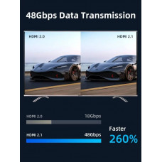 Кабель Cabletime HDMI - HDMI V 2.1 (M/M), 3 м, Black (CH12N)