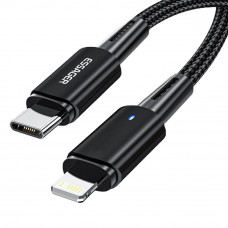 Кабель Essager Sunset USB Type-C - Ligthning (M/M), 20W, 1 м Black (EXCTL-CG01)