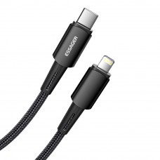 Кабель Essager Sunset USB Type-C - Ligthning (M/M), 20W, 1 м Black (EXCTL-CG01)