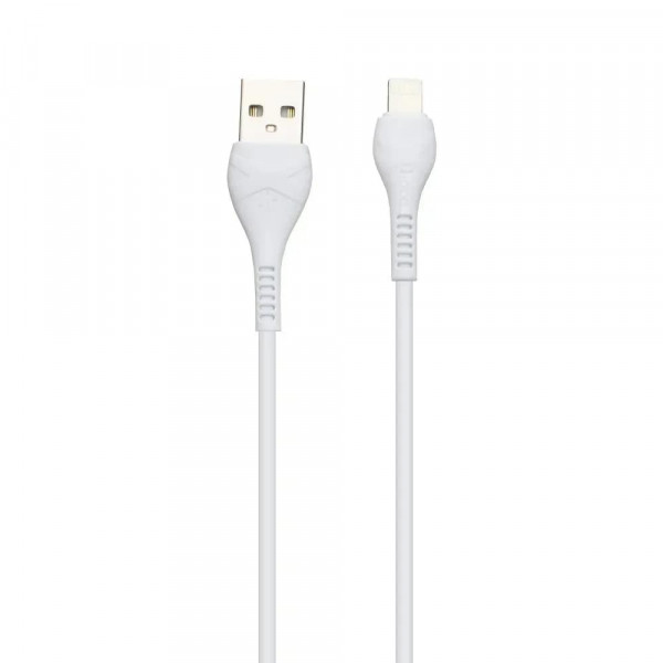 Кабель Hoco X37 Cool Power Charging USB - Lightning, 1 м, White (6931474710499)