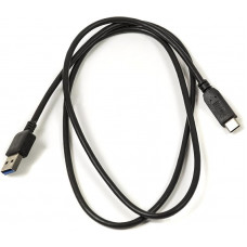 Кабель PowerPlant (CA910816) USB3.0(AM)-USB3.0 Type-C(M), 1м, Black