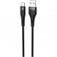 Кабель Proove Light Silicone Plus USB-A to USB Type-C 60W 1 м, Black (CCLS15001201)