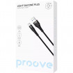 Кабель Proove Light Silicone Plus USB-A to USB Type-C 60W 1 м, Black (CCLS15001201)