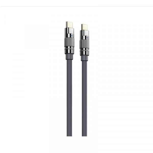 Кабель Remax RC-C055 Wefon USB Type-C - USB Type-C (M/M), 20W, 1.2 м, Grey (6954851206057)