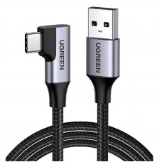 Кабель Ugreen US385 USB - USB-C, 1м, Black (20299)