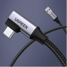 Кабель Ugreen US385 USB - USB-C, 1м, Black (20299)