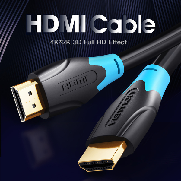 Кабель Vention HDMI - HDMI V 2.0, (M/M) 2 м, Black (AACBH)