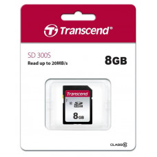 Карта пам`яті SDHC 8GB Class 10 Transcend 300S (TS8GSDC300S)