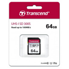 Карта пам`яті SDXC 64GB UHS-I/U3 Class 10 Transcend 300S (TS64GSDC300S)