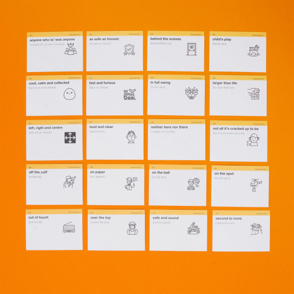 Картки для вивчення англійської мови English Student. Idioms B1-B2 & Collocation B1