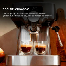 Кавоварка Cecotec Power Espresso 20 Barista Compact (CCTC-01986)
