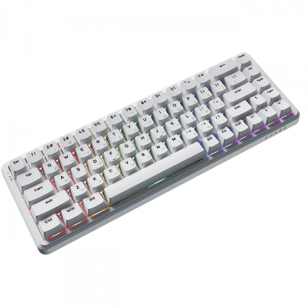 Клавіатура Ajazz AK680 Max Magnetic Switch White (AK680-WM-W-A)