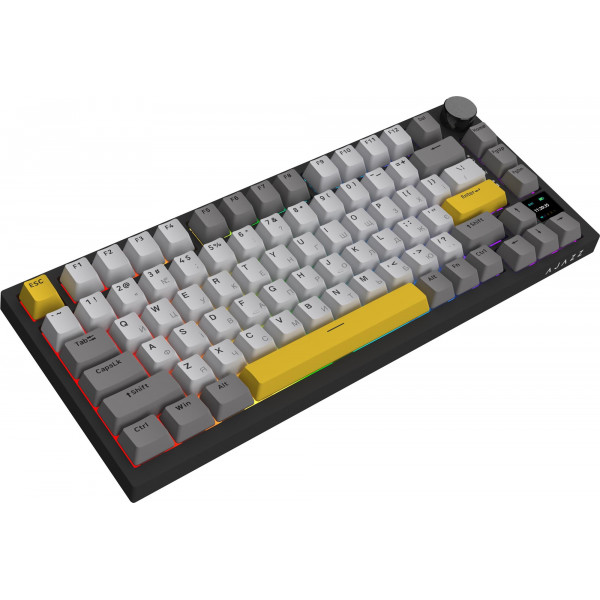Клавіатура бездротова Ajazz AK820 Pro Gift Switch Black (AK820PRO-G-BGY)