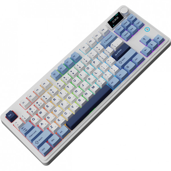 Клавіатура бездротова Ajazz AK870 Plus Murad Switch White (AK870-MU-BWD)