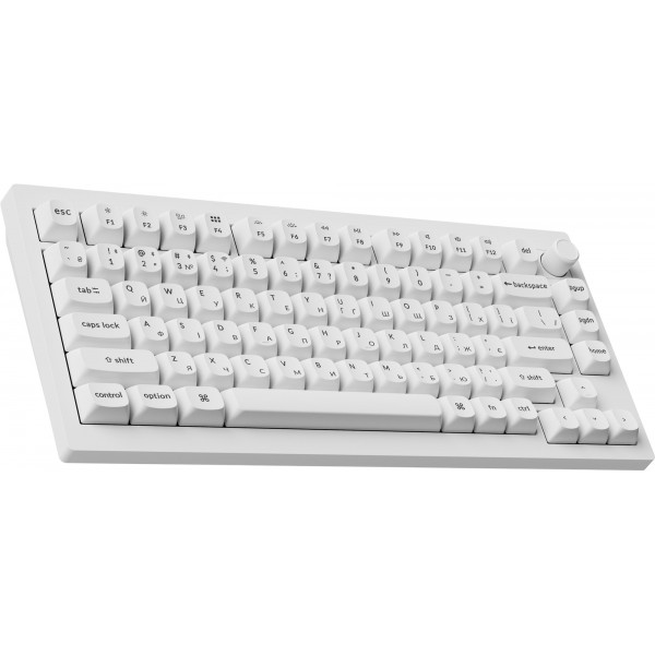 Клавіатура бездротова Keychron V1 Ultra Keychron Red Switch White RGB (V1U-F1-UA)