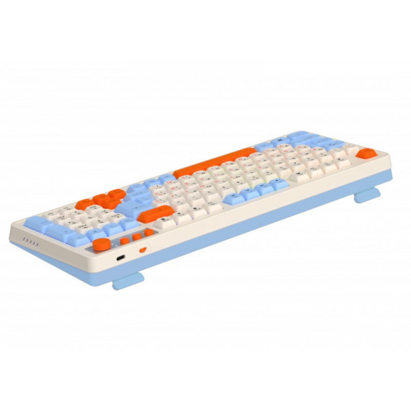 Клавiатура бездротова Maxxter KBGW-3C01-UA White