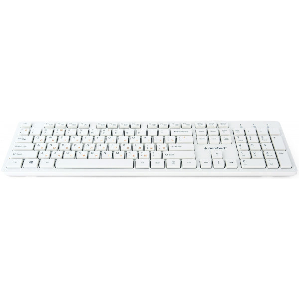 Клавіатура Gembird KB-MCH-03-W-UA Ukr White