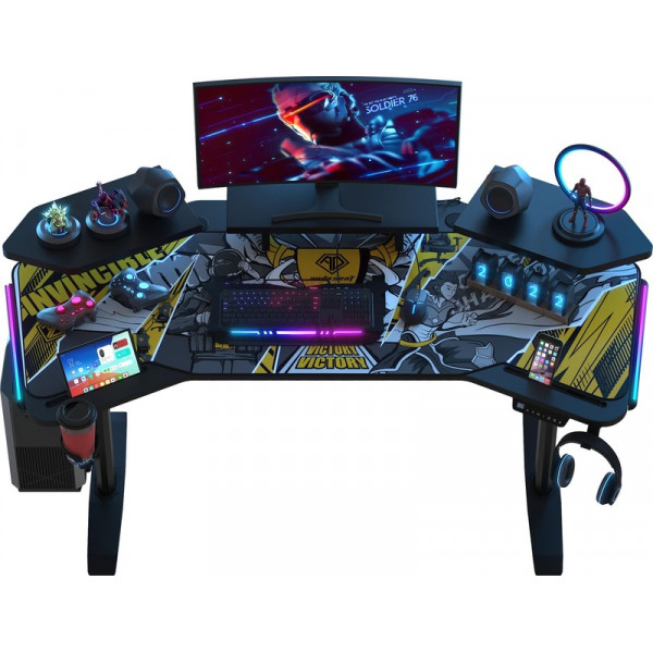 Комп`ютерний стіл Anda Seat Shadow Warrior Black (AD-D-DD1-1600L-02-B)