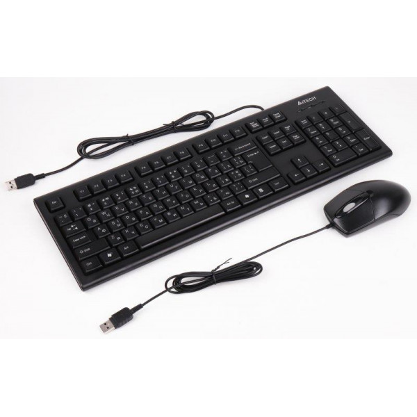 Комплект (клавіатура, миша) A4Tech KR-8372 Black