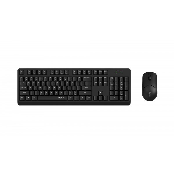 Комплект (клавіатура, миша) Rapoo X1500 Wireless Black
