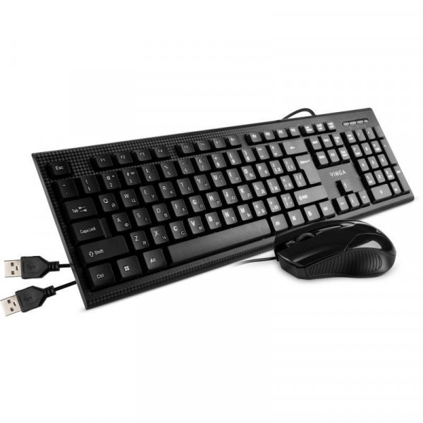 Комплект (клавіатура, мишка) Vinga KBS170 Black