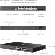 Комутатор TP-Link Omada SG3428XMPP