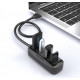 Концентратор Vention USB Hub 4-Port 2.0 Black, 0.15 m (VAS-J43)