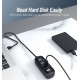 Концентратор Vention USB Hub 4-Port 2.0 Black, 0.15 m (VAS-J43)
