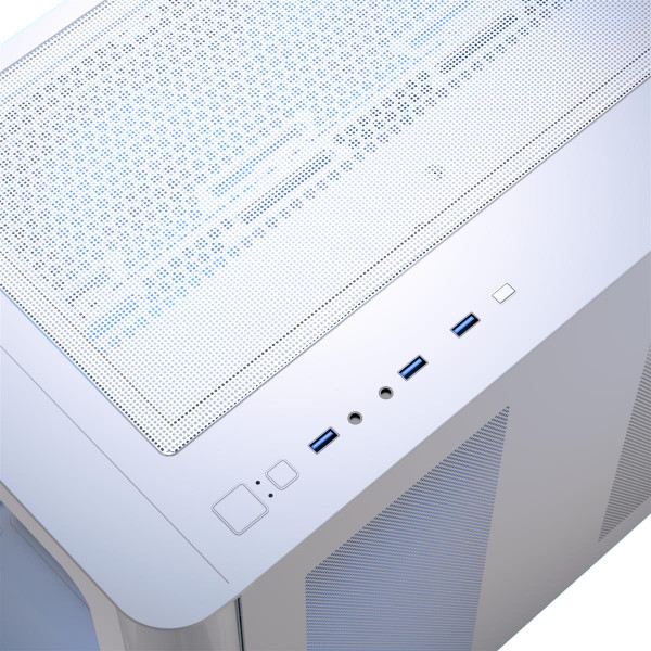 Корпус AeroCool P500C-G-WT-v1 (ACCM-PN01043.21) White без БЖ