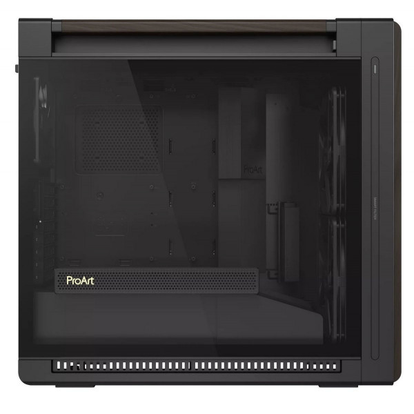 Корпус Asus ProArt PA602 Walnut Wood Tempered Glass Modern Black (90DC00J0-B09030)