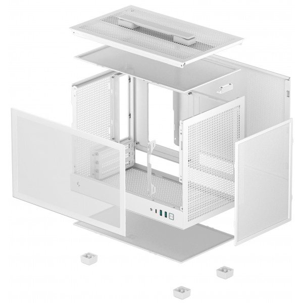 Корпус DeepCool CH160 White (R-CH160-WHNGI0-G-1) без БЖ