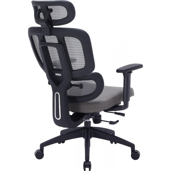 Крісло офісне OfficePro Skyline Black/Dark Gray (OC580-B-DG-DG)