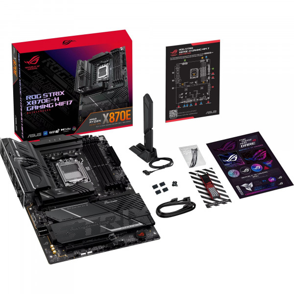 Материнська плата Asus ROG Strix X870E-H Gaming WiFi7 Socket AM5