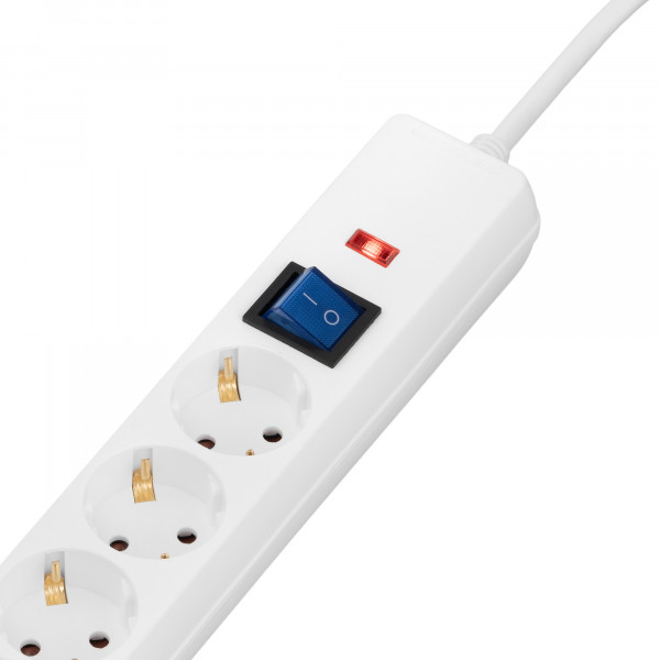 Мережевий фільтр 2E 5хSchuko, 3 м (2E-SP515OSM3WH)