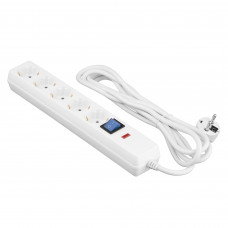 Мережевий фільтр 2E 5хSchuko, 3 м (2E-SP515OSM3WH)