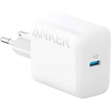 Мережевий зарядний пристрій Anker PowerPort 312 White, 20 W USB Type-C (A2347G21)
