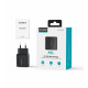 Мережевий зарядний пристрій Choetech (USB-C+USB-A) Black (PD6052-EU-BK)